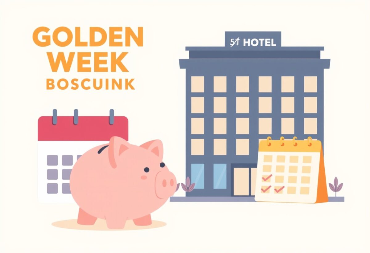 ゴールデンウィーク ホテル 安く予約 方法のイメージ画像