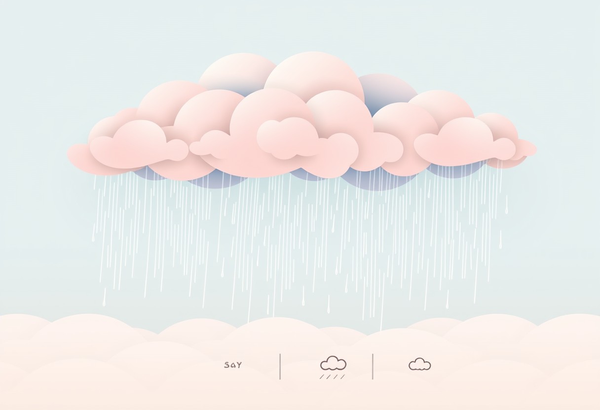 停滞前線が大雨をもたらす仕組みと梅雨前線の気象的特徴のイメージ画像